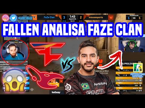 Fallen MIBR analisa jogo Coldzera Faze Clan vs Mousesports no Gaules CS:GO