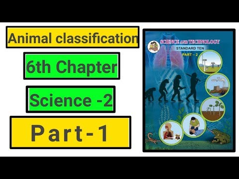 Part -1 ch-6th animal classification science class 10th Video Lecture