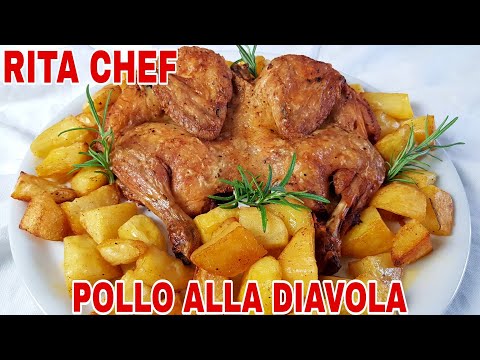 POLLO ALLA DIAVOLA CON PATATE🌶️RITA CHEF | La mia tecnica per una cottura perfetta.