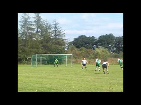 Słupia Kobylnica 4-2 Barton Barcino , Janusz Chlib gol na 0-1