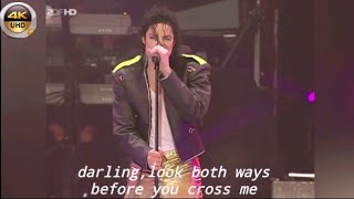 4K-Michael Jackson-the love you save/with lyrics/live at munich history world tour 1997