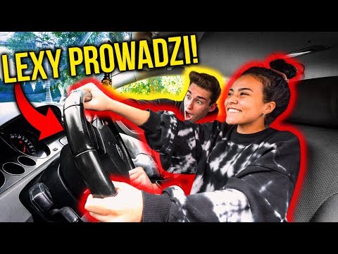 I'M TEACHING LEXY TO DRIVE A CAR!