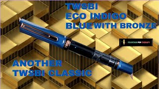 TWSBI ECO INDIGO BLUE WITH BRONZE