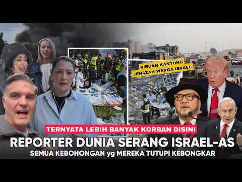 Reporter Dunia Ramai2 Bongkar Kebohongan Israel “Ribuan Korban Tergeletak” Rudal IRAN tepat Sasaran