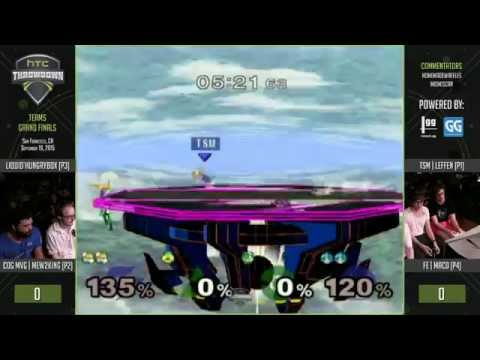 HTC Throwdown - Teams - Grand Finals: Liquid`Hungrybox & COG MVG|Mew2King vs TSM|Leffen & FE|MacD