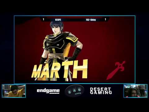SL19 Losers Quarters - XC8PE (Marth) vs TGZ~Shiny (Jigglypuff/Diddy Kong)