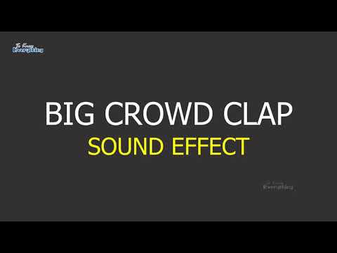 Crowd Clapping Sound Effect | Big Crowd | Clap Sound Effects | Crowd Applause | Free Sound Effects