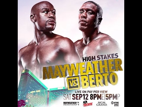Mayweather vs berto could end in a draw