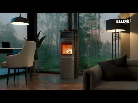 HARK Hybrid.8 hybrid stove – wood and pellets in one stove
