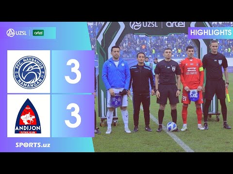 Navbahor 3:3 Andijon Jangovar durrang, qiziqarli va xavfli vaziyatlar HIGHLIGHTS