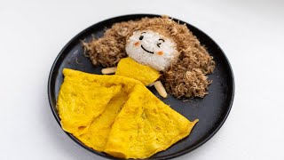 蛋黄的长裙，肉松的头发