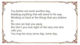 Keith Green - Unless the Lord Builds the House Lyrics