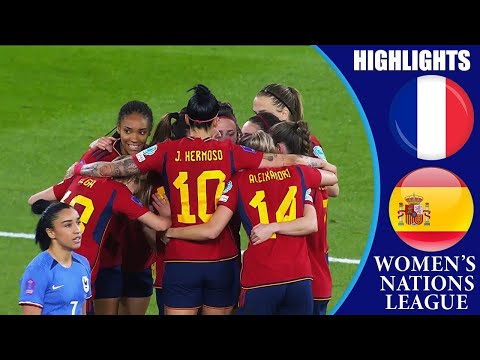 Spain vs France || HIGHLIGHTS || UEFA Women's Nations League 2024 Final
