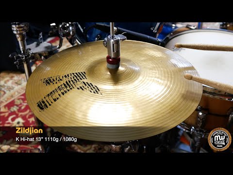 MW-Vintage.pl - Zildjian K Hi-hat 13” 1110g / 1080g 90s 4K