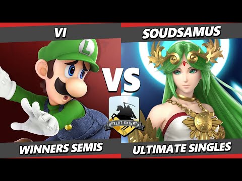 Desert Knights 10 TOP 8 - Vi (Luigi) Vs. soudsamus (Palutena) Smash Ultimate - SSBU