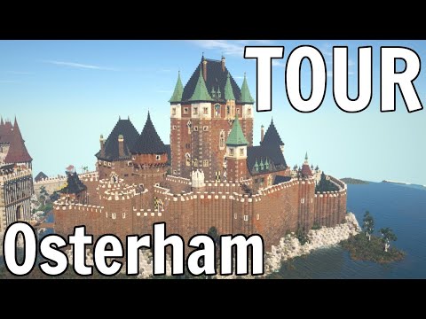 Huge Medieval Minecraft Castle Showcase | Osterham 25