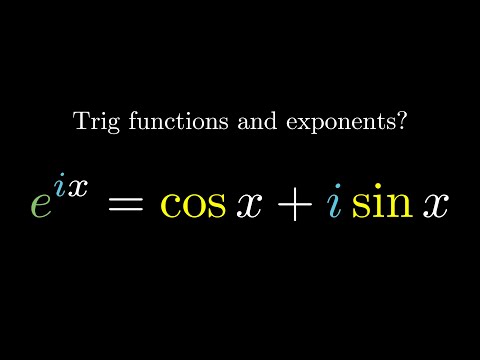 Why do trig functions appear in Euler's formula?