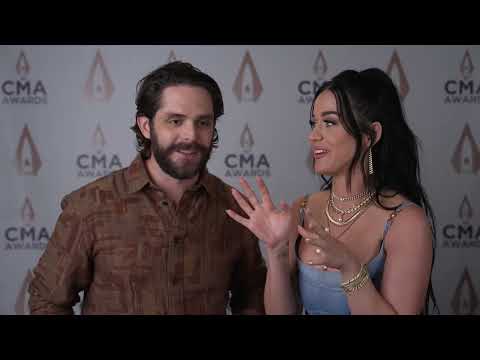 Thomas Rhett and Katy Perry Interview at 2022 CMA Awards