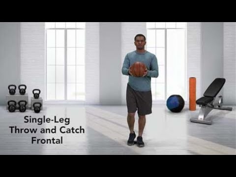 How to do a Single-Leg Throw and Catch Frontal