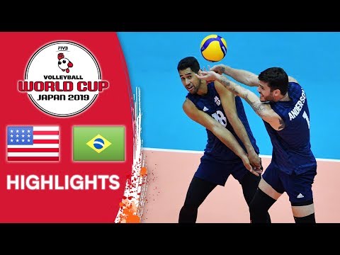 USA vs. BRAZIL - Highlights | Men's Volleyball World Cup 2019