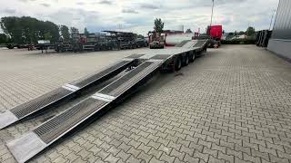 العربات نصف المقطورة عربة مقطورة مسطحة منخفضة Broshuis 3ABSD Lowloader 3-axle / GVW: 59.000kg / Neck: 23.000kg / hydrau | صورة 4 - Autoline