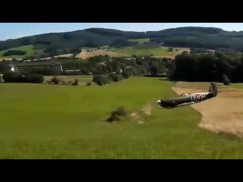 Spitfire Funfighter RIP tree burial