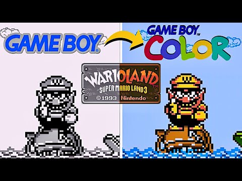 Wario Land: Super Mario Land 3 on Game Boy Color|Fan-made #gameboy #retrogaming #romhack