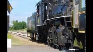 preview picture of video 'Alberta Prairie Railway Steam Action'