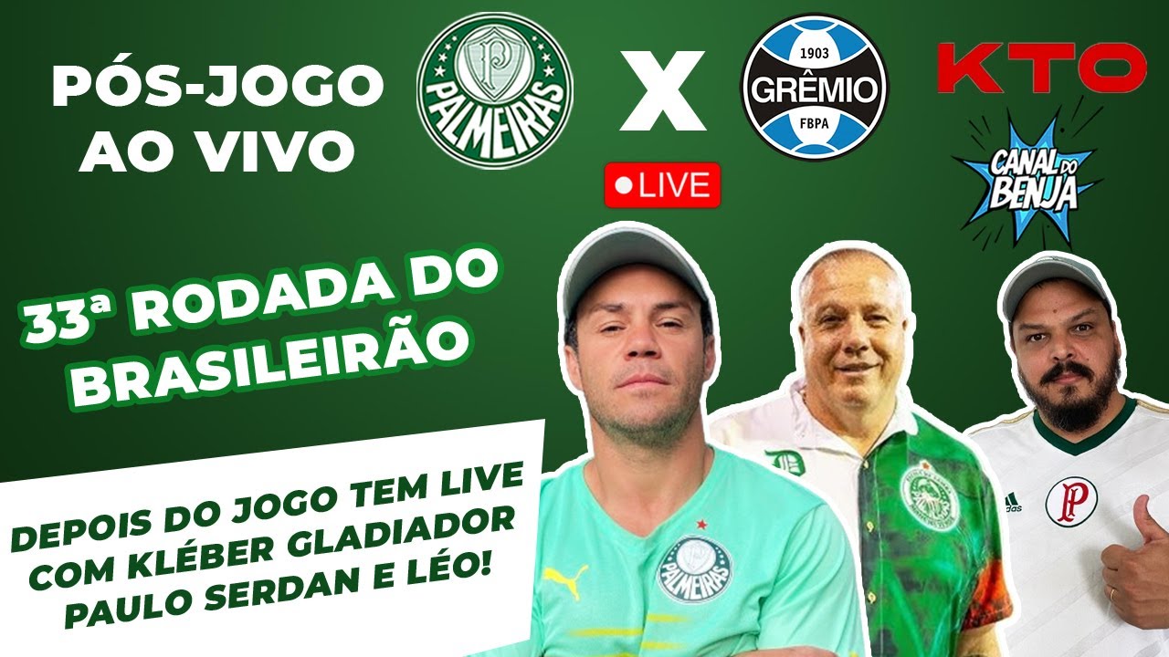 🔴 AO VIVO | PÓS-JOGO PALMEIRAS X GRÊMIO - BRASILEIRÃO 2024