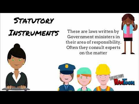 Delegated Legislation