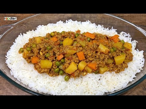 Keema With Vegetables/Ground Beef With Mix Vegetables/Mince Recipe