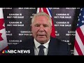 Canada Will Respond To Trump Tariffs Like They Ve Never Seen Before Says Ontario Premier