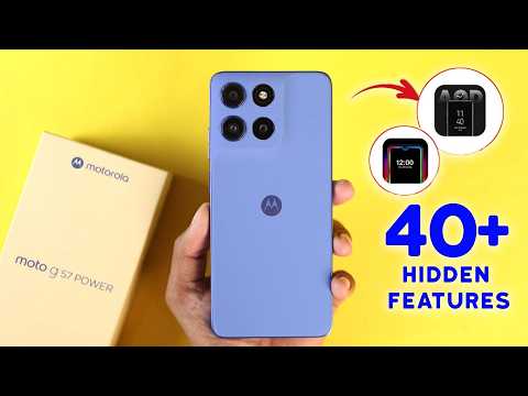 Moto G57 Power Tips and Tricks || Motorola G57 Power 5G 40+ New Hidden Features in Hindi
