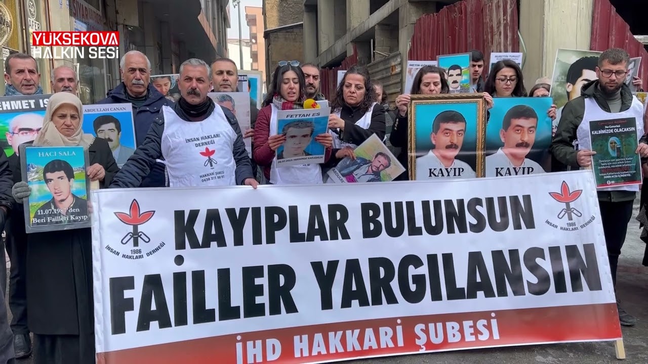 İHD Hakkari ve kayıp yakınları, Mehmet Yaşar'ın akıbetini sordu