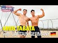 LA 머슬비치 독일 핫가이가 타바타를 하고난 뒤 반응은? l MUSCLE BEACH WORKOUT WITH GERMAN HOT GUY in [🇺🇸LA ep.1]