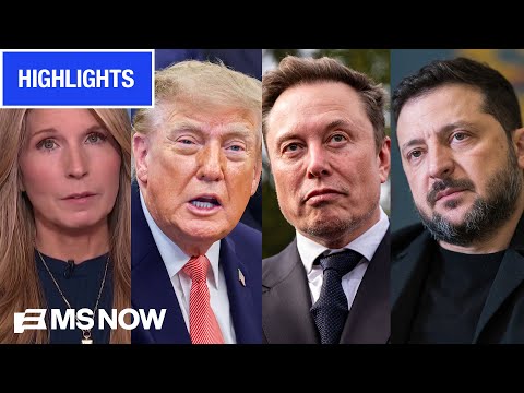 MS NOW reacts to Trump-Musk finger pointing after Ukraine's satellite slowdown | COMPILATION