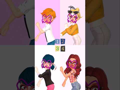 Akumatized Marinette Adrien Alya Chloe #miraculousladybug #miraculous #animation