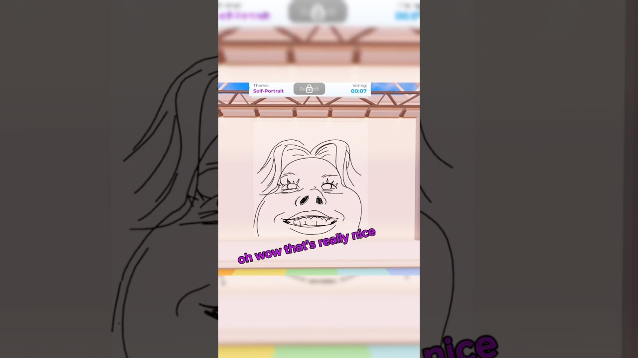 Self Portrait /  Roblox Speed Draw w/ @vivsies @Colehairlesscat