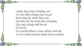 Kenny Chesney - No Small Miracle Lyrics