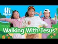 Walking With Jesus ️ Kids Songs Hi Heaven