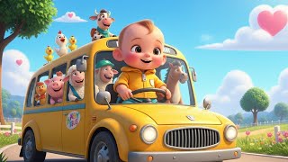Download lagu The wheels on the bus KIDS Nursery Rhymes   MORE Kids Songs Cartoon / Sing Along / Nick mp3