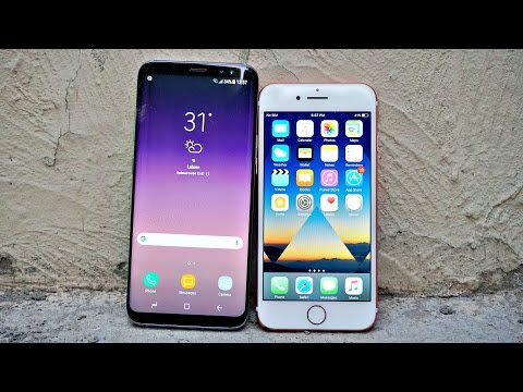Samsung Galaxy S8 vs iPhone 7 - Drop Test