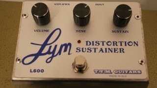 Video thumbnail for Tym Guitars Lym Distortion Sustainer (with Pete Cornish Super Chorus + Pete Cornish T.E.S.) by Vintage Stompboxes