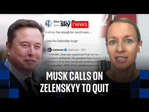 Musk denies slowing down Starlink as he calls on Zelenskyy to stand down
