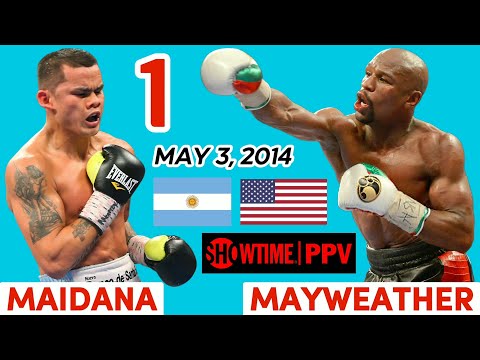 Floyd Mayweather Jr. 🇺🇸 VS 🇦🇷 Marcos Maidana 1 | May 3, 2014 | SHOWTIME PPV | 720P 60FPS