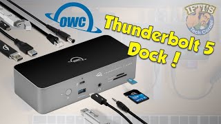 Video thumbnail for OWC ThunderBolt 5 Dock - 11 Ports in the Fastest Dock EVER?! : REVIEW by Ifti's Tech Corner!