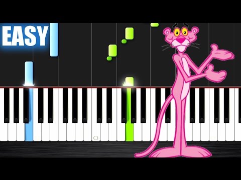 The Pink Panther Theme - EASY Piano Tutorial by PlutaX