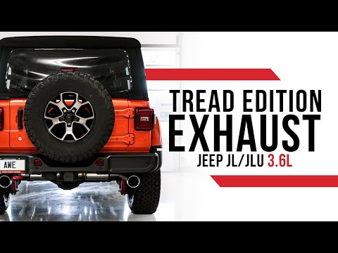 AWE Tread Edition Axleback Exhaust for the Jeep JL/JLU Wrangler 3.6L