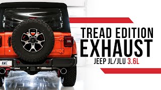 AWE Tread Edition Axleback Exhaust for the Jeep JL/JLU Wrangler 3.6L