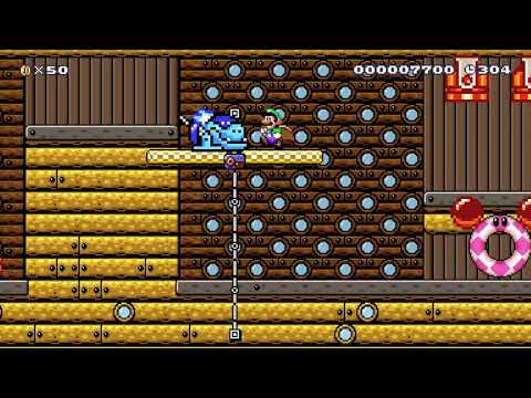 super Mario Maker 2 Level Showcase: Bowser Jr.'s Airship Fleet